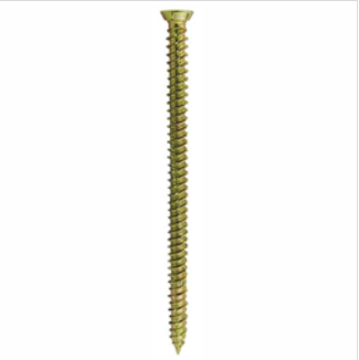 074-100-001 Olympic 7.5 x 42 Concrete Frame Screws (Box of 100)