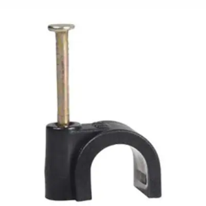 075-161-168 Olympic 5mm Cable Clip Black (Box of 100)