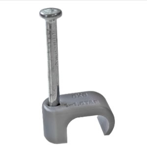 075-161-280 Olympic T&E Clips 4-6mm - Grey (Box of 50)