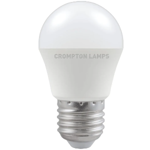 11519 CROMPTON Golf Ball LED Lamp •5.5W • ES • Opaque • WW • (Non-Dimmable)