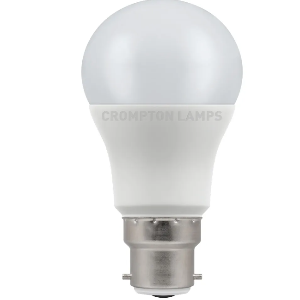 11717 CROMPTON LED • 8.5W •  WW •  2700K •  BC Cap